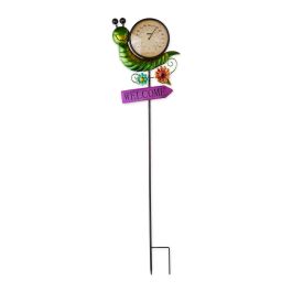 THERMOMETER GARDEN STAKE - SNAIL